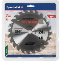 Specialist+ Katkaisuterä puulle Specialist+ Wood; 184x16 mm; Z24