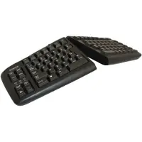 Bakker Elkuizen – BakkerElkhuizen Goldtouch Adjustable V2, Langallinen, USB, Kalvokytkin, QWERTY, musta (BNEGTBMACUS)