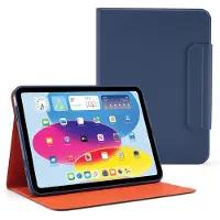 Pipetto Origami No5 Rotating Folio Case for iPad 10.9 (2022) - Dark Blue