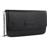 Bugatti Elsa Crossbody-laukku Nahka 21.5 cm Musta