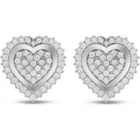 Lykken Hearts sydänkorvakorut hopea 10mm