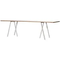 HAY Loop Stand Pöytä 200 Cm / - Ruokapöydät & Baaripöydät Laminaatti Valkoinen - AA656-A333-AA53