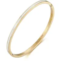 By Jolima Poppy Mini Bangle - Multi/patterned - ONE SIZE 6 cm