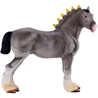 MOJO Horse World Dots Gray Horse