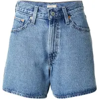Levi's Farkut 'Cinch Mid-Thigh Short' sininen denim