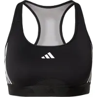 Adidas Urheilurintaliivit Powerreact Medium Support Hyperglam - Musta/valkoinen Nainen, koko XS A-B