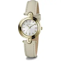 Furla Analoginen kello 'Arch-Bar' beige / kulta / offwhite