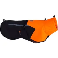 Non-Stop Dogwear Fjord Raincoat 2.0 Black/orange Koirien takit 40