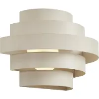 QAZQA Moderni seinävalaisin beige sis. LED 3-vaihe himmennettävä - Lines