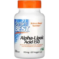 Doctors Best Alfa-lipoiinihappo, 150 mg - 120 kapselia