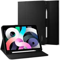 Spigen iPad Air 10.9 2020/2022 Suojakotelo Liquid Air Folio Musta