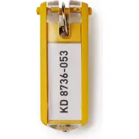 Durable Key Clip, Keltainen, 25 mm, 68 mm, 6 kpl (195704)