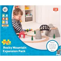 Big Jigs Wooden Rails - Rocky Mountain Expansion Set 12 pcs.