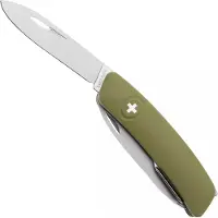 Swiza D09 R AM, KNR.0136.1050, Olive, Swiss pocket knife, 9 tools