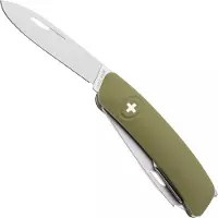 Swiza HO05R-TT AM, KHO.0096.1050, Olive, Swiss pocket knife, 7 tools