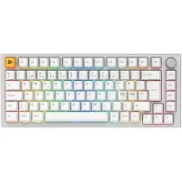 Glorious GMMK Pro 75% Pre-Built mekaaninen näppäimistö - Fox linear, valkoinen
