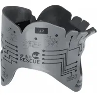 Rhino Rescue Foldable Neck Brace (Color: Grey)