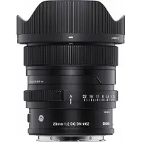 Sigma 20mm f/2 DG DN Contemporary -objektiivi, yhteensopiva E:n kanssa