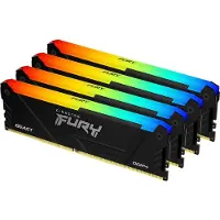 Kingston 16GB (1X16GB) DDR4 3600MT/S CL18 1RX8 FURY BEAST XMP, BLACK (RGB) (KF436C18BB2A/16)