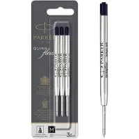 Parker Kuulakynä Patruuna QuinkFlow 3 kpl Medium Black