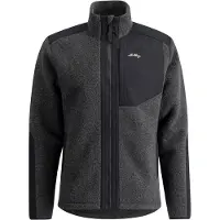Lundhags Men's Saruk Wool Pile Mid Full Zip Charcoal Välikerrospuserot S