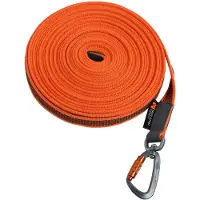 Non-Stop Dogwear Friction Long Line 10m Orange Koiran talutushihnat ja jälkiliinat 10 m