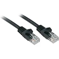 Lindy Basic patch cable - 5 m - black - Musta - 5m