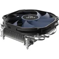 Akasa ALUCIA H4A, Low profile AMD AM5/AM4 4 heatpipes CPU cooler (AK-CC1111BP01)