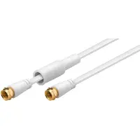 Goobay Antenna cable (F) 7.5m white (67297)