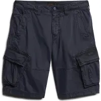 Superdry for man. M7110433A Core Cargo navy Bermuda shorts (30), Casual, Cotton
