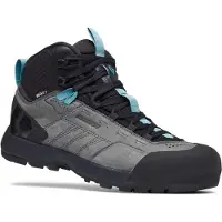 Black Diamond Women's Misson Leather Mid WP Steel Grey/Costal Blue Vaelluskengät Steel Grey-Costal Blue 37.5