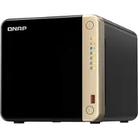 Qnap TS-464-8G - Verkkotallennuslaite, Musta