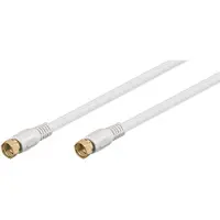 Pro Antenna cable (F) 5m white (67293)