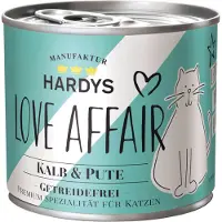 Hardys 6x200g LOVE AFFAIR lohi & taimen kissan märkäruoka