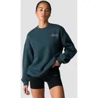 ICANIWILL Everyday Relaxed Crewneck Print Dark Dusty Teal