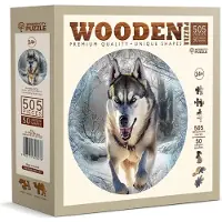 Wooden City Puupalapeli, Juokseva susi, 500, woodencity, HE 0502-XL,