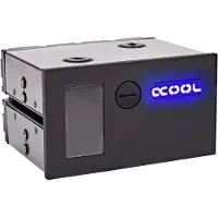 Alphacool Eisfach, D5 pumpun säiliö kahteen 5,25"-paikkaan