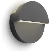 Philips Led ulkoseinävalaisin Valor UE, Musta, Alumiini, Moderni,