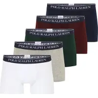 Ralph Lauren Bokserishortsit laivastonsininen / meleerattu harmaa / tummanvihreä / kirsikanpunainen / valkoinen