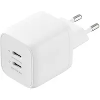 Sandstrom 45 W USB-C GaN PD seinälaturi (valkoinen)