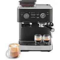 KitchenAid puoliautomaattinen espressokone jauhimella Cast iron black