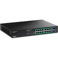 Trendnet TPE-TG182ES, Hallittu, Gigabit Ethernet (10/100/1000), Täysin kaksipuolinen, Power over Ethernet -tuki, Telineasennus