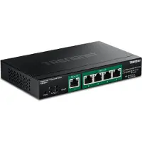 Trendnet TPE-B541, Hallittu, Gigabit Ethernet (10/100/1000), Täysin kaksipuolinen, Power over Ethernet -tuki, Seinäkiinnitteinen