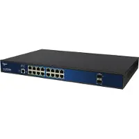 ALLNET ALL-SG8418PM, Hallittu, L2, Gigabit Ethernet (10/100/1000), Power over Ethernet -tuki, Telineasennus, 19U