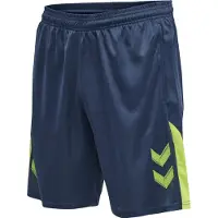 Hummel Lead Valmentaja Shortsit - Navy/Vihreä, koko XX-Large