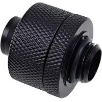Alphacool 19/13mm Eiszapfen ruuviliitin, suora, G1/4, musta
