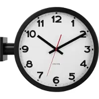 Karlsson seinäkello New Classic Double Sided white 38 cm KA5966WH