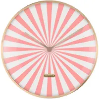 Karlsson seinäkello Candy Swirl Dome flamingo pink & white KA6007PI