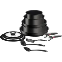 Tefal Ingenio Unlimited On 13 Pcs Set - Black - ONE SIZE