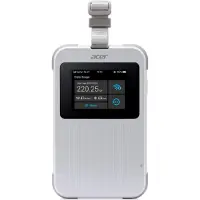 Acer Connect M6E with 1GB, Wi-Fi 6E (802.11ax), Dual-band (2.4GHz + 5GHz or 2.4GHz + 6GHz), 5G, Kannettava reititin